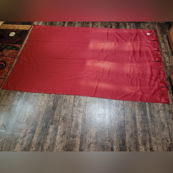 Burgundy/Red Blackout Curtain Panel (W52"×L84") - Picture 2 of 10